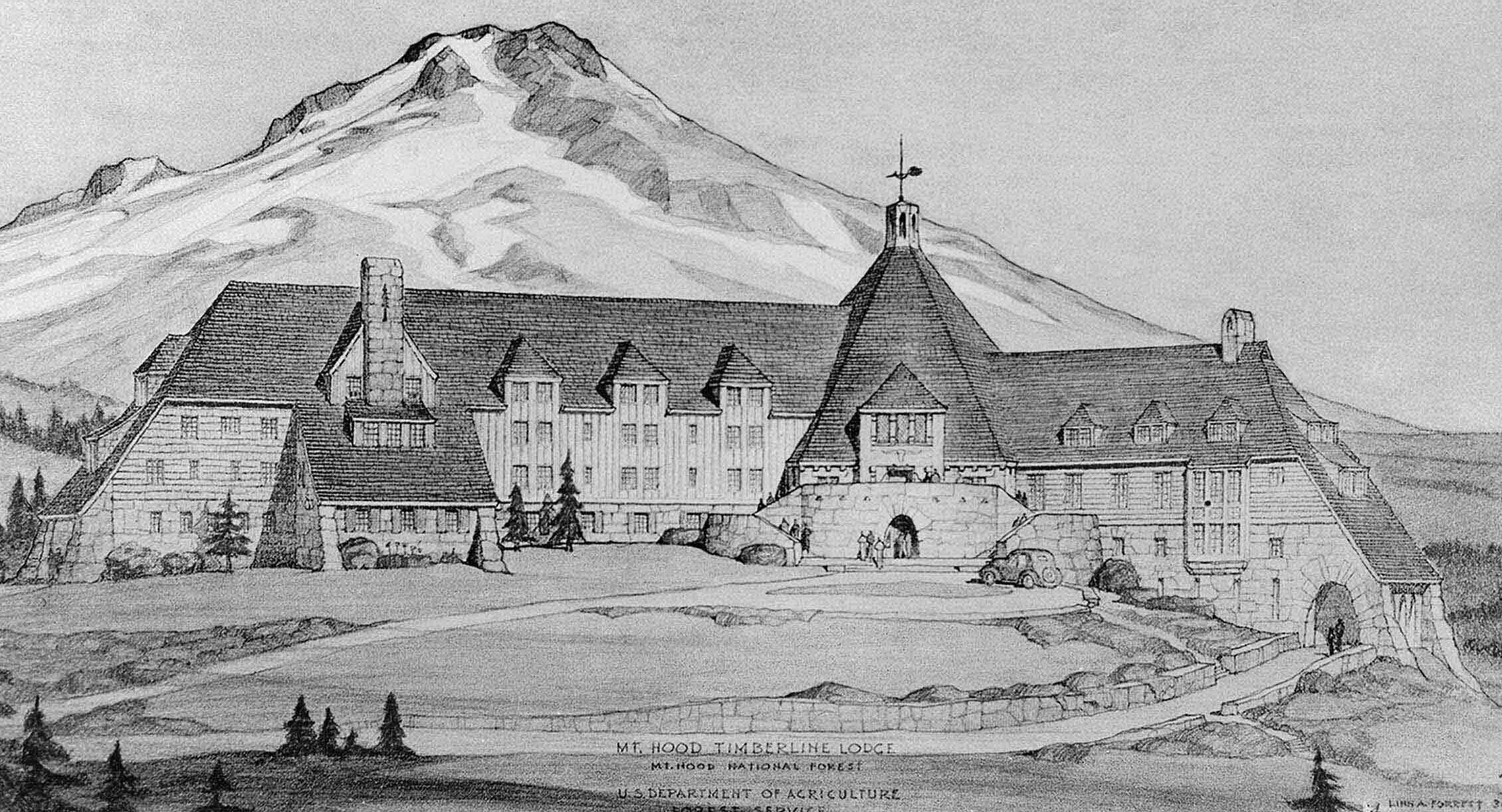 photo of timberline lodge